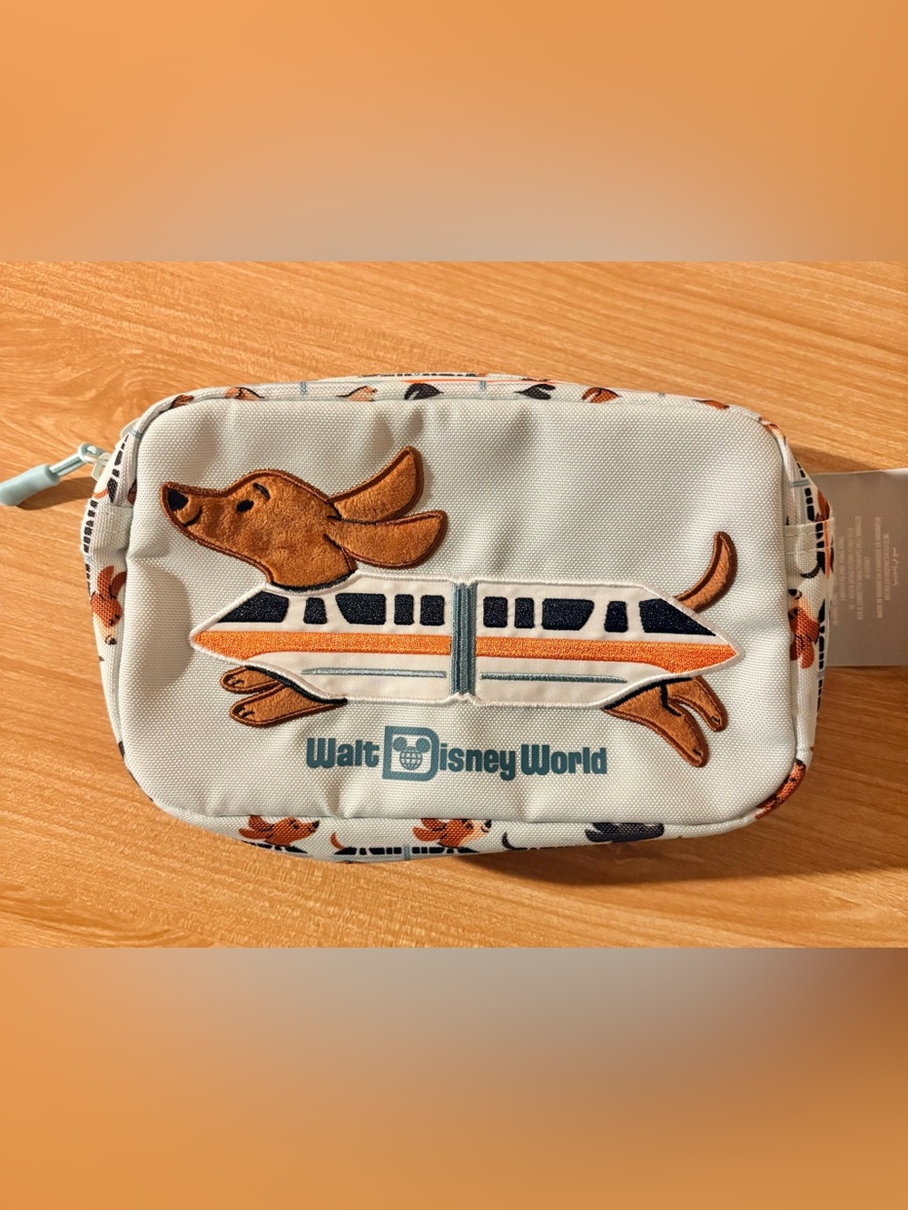 2026 Disney Parks WDW Monorail Wiener Dog Dachshund Hip Belt Bag Brand New NWT